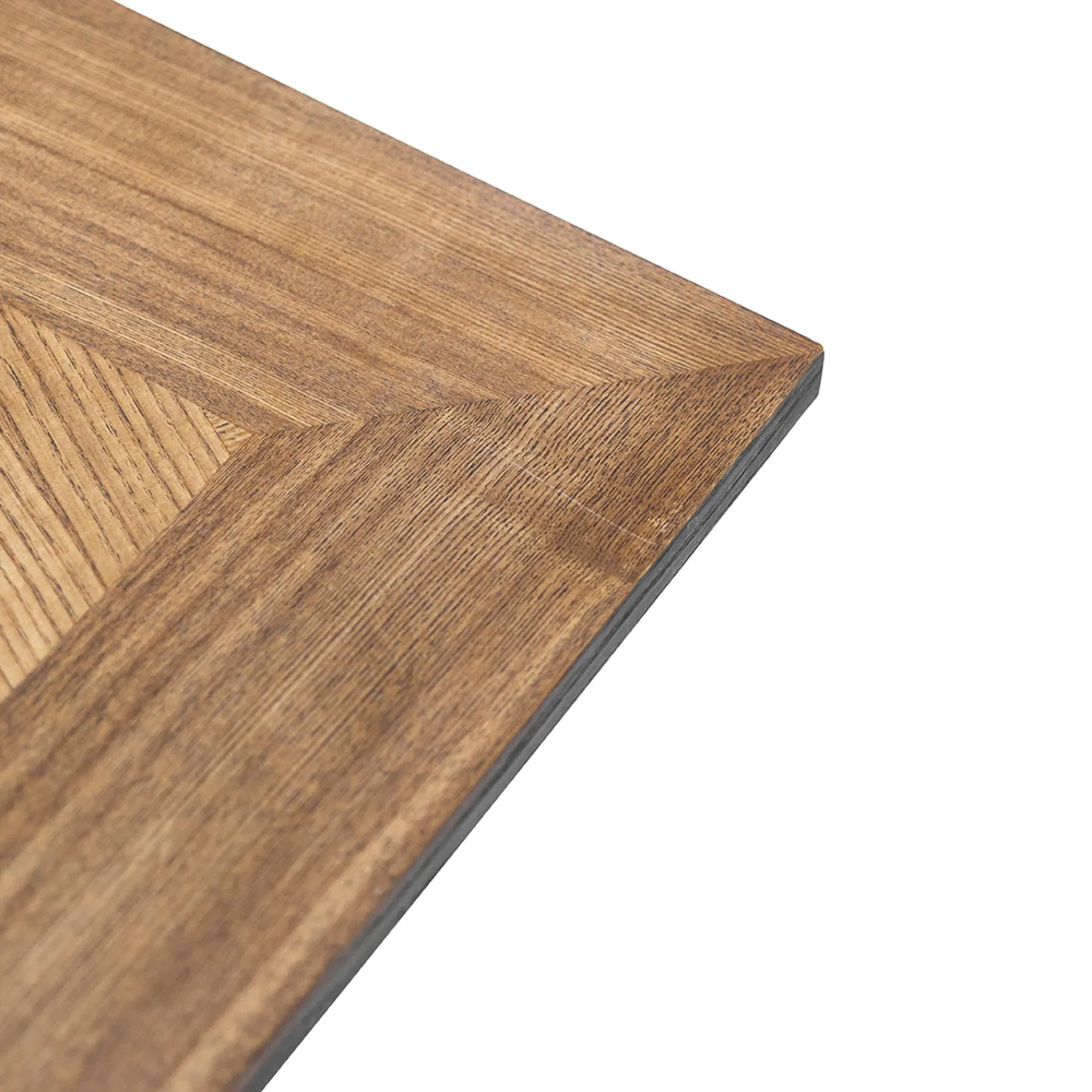 Eden 6 Seater Dining Table with Cross Legs - Elm Wood