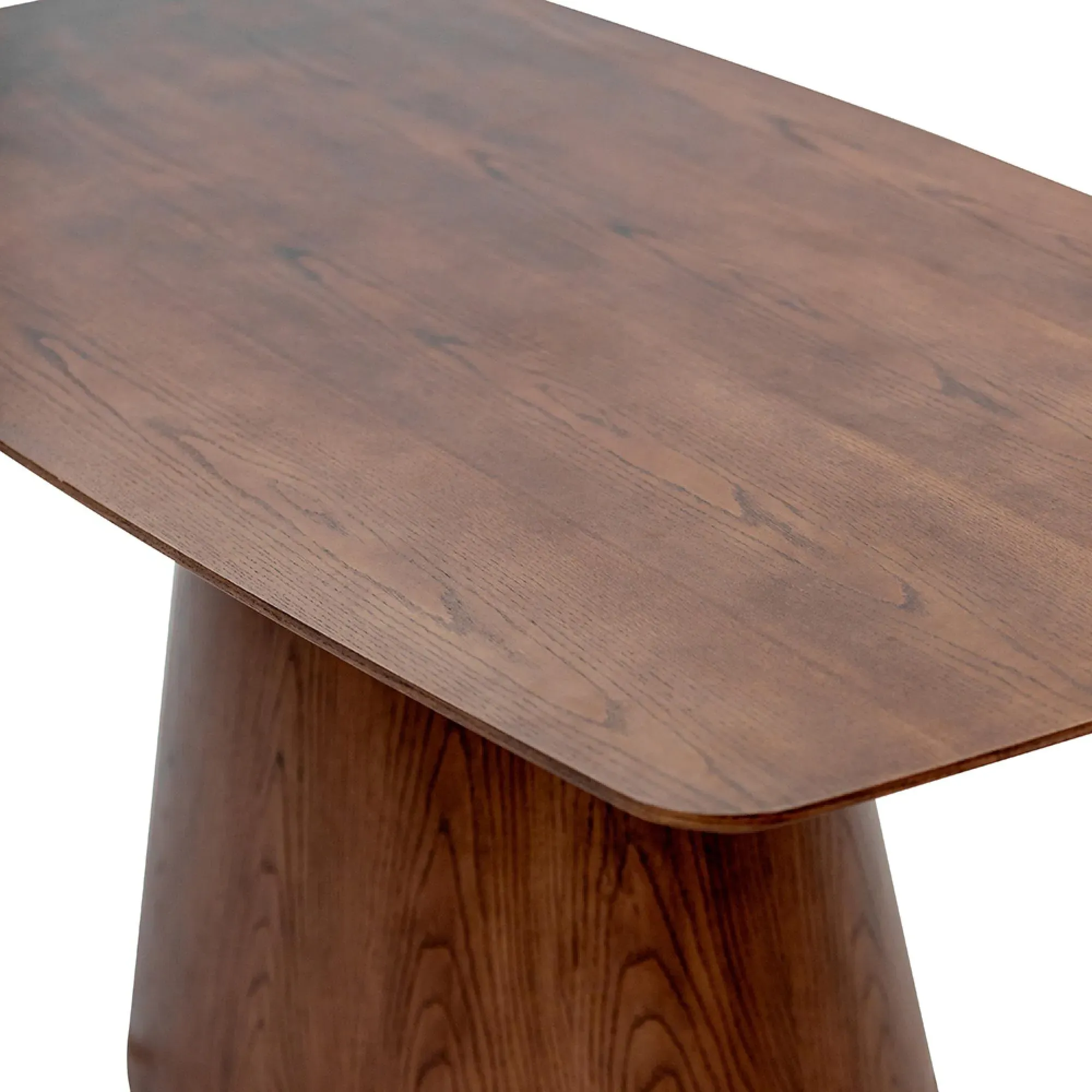 Emory 6 Seater Pedestal Dining Table - Chestnut Oak