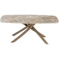 Fendi Coffee Table - Brown Marble