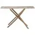 Fendi Sintered Stone Console Table - Brown Marble
