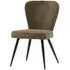 Flavia Dining Chair - Olive, Fabric