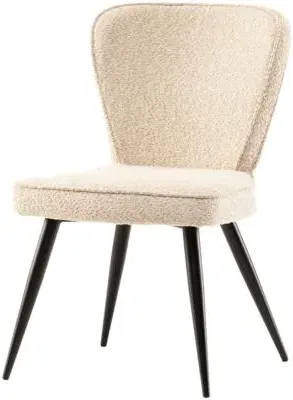 Flavia Linen Fabric Dining Chair Set of 2 image