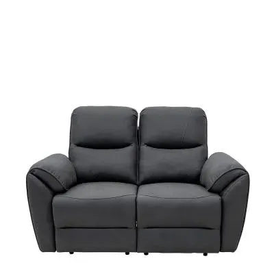 Gianni 2-Seater Electric Recliner Sofa - Charcoal, Fabric
