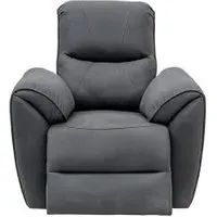 Gianni Electric Recliner Armchair - Charcoal, Fabric