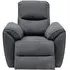 Gianni Electric Recliner Armchair - Charcoal, Fabric