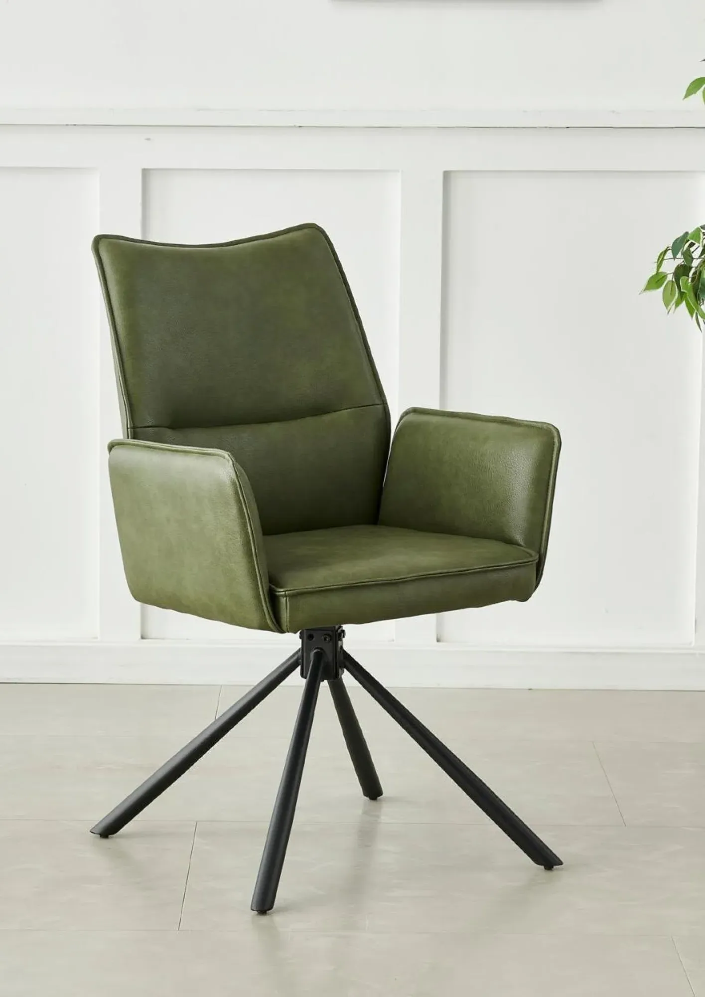 Granada Dining Armchair - Dark Green