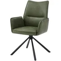 Granada Dining Armchair - Dark Green