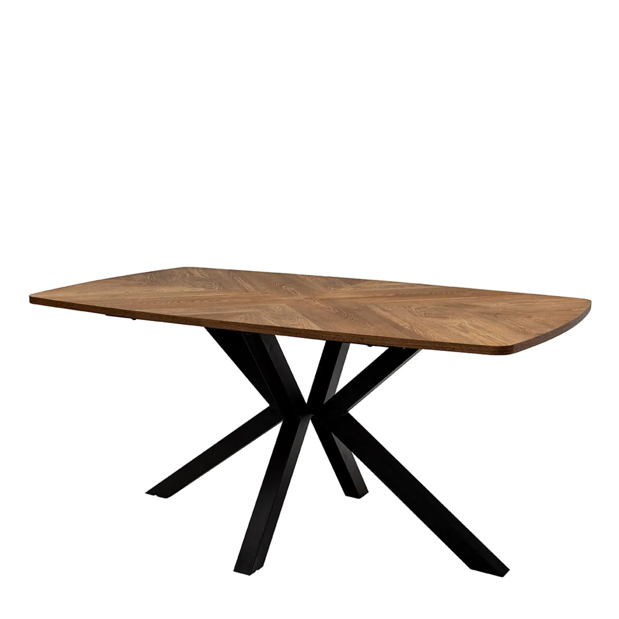 Hampton 6 Seater Dining Table with Spider Legs - Oak