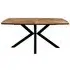 Hampton 6 Seater Dining Table with Spider Legs - Oak