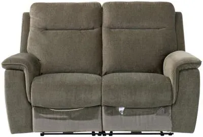 Havana 2-Seater Electric Recliner Sofa - Moss Green, Fabric