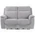 Havana 2-Seater Electric Recliner Sofa - Silver Grey, Fabric