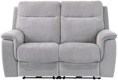 Havana 2-Seater Electric Recliner Sofa - Silver Grey, Fabric