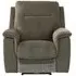 Havana Electric Recliner Armchair - Moss Green, Fabric