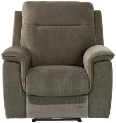 Havana Electric Recliner Armchair - Moss Green, Fabric image
