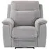 Havana Electric Recliner Armchair - Silver Grey, Fabric
