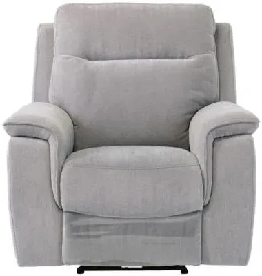 Havana Electric Recliner Armchair - Silver Grey, Fabric