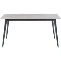 Ivy 6-Seater Dining Table - Rebecca Grey, Sintered Stone