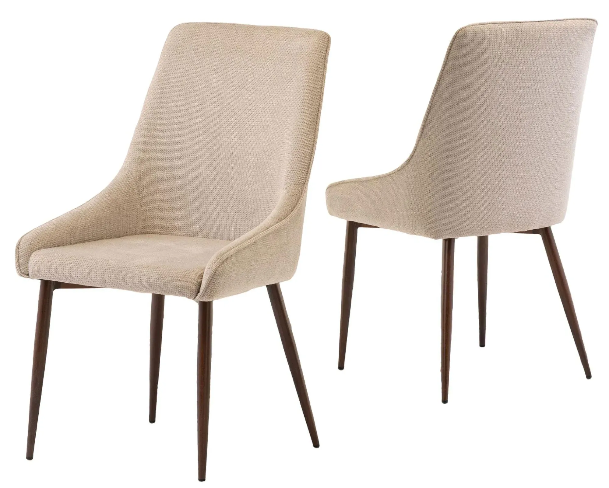 Jade Dining Chair - Ivory, Fabric