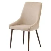 Jade Dining Chair - Ivory, Fabric