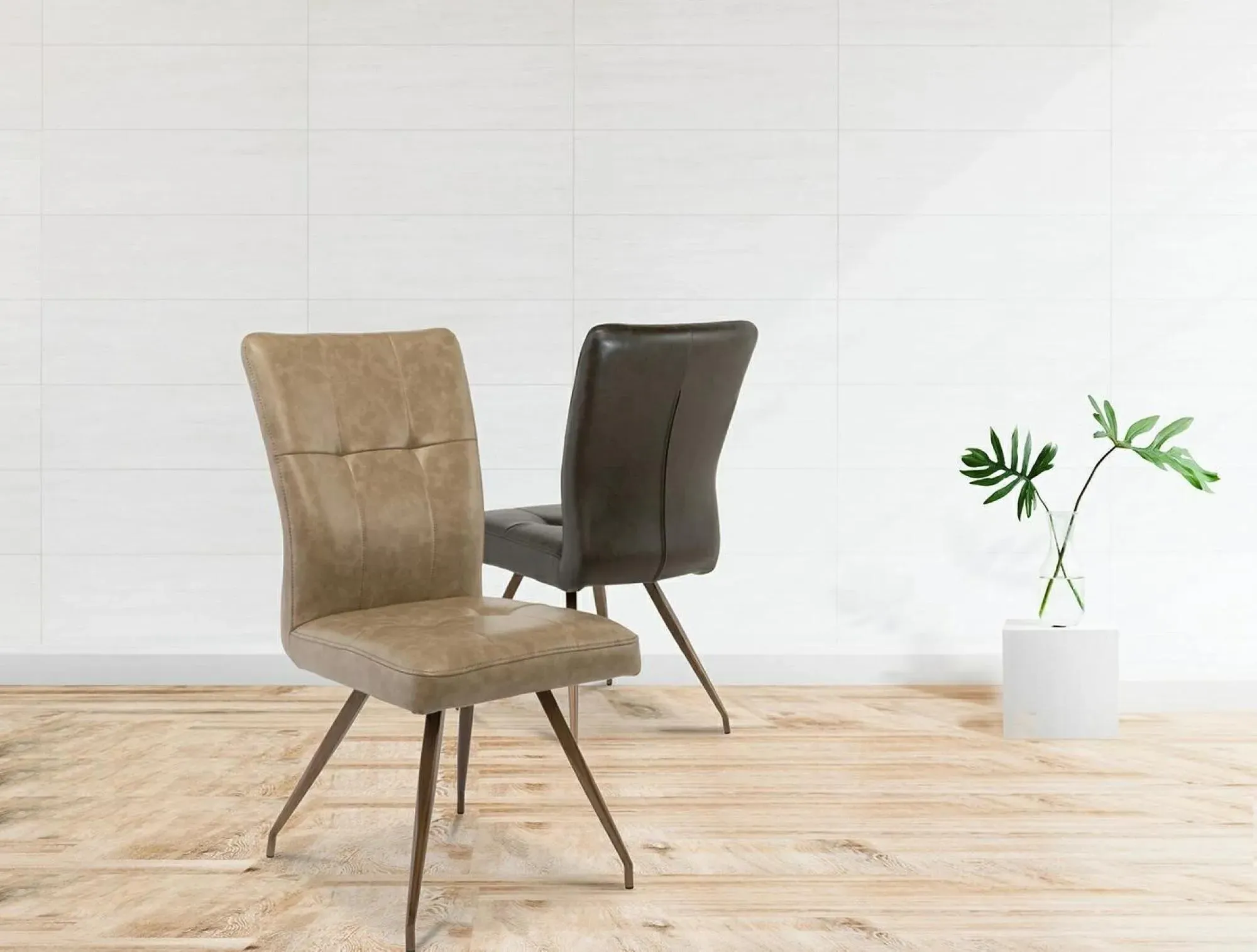 Kabana Dining Chair Set of 2 - Dark Brown