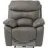 Layla Electric Recliner Armchair - Grey, Fabric