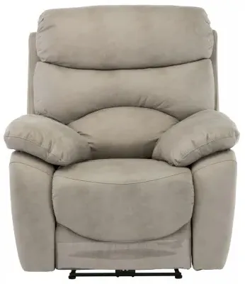 Layla Electric Recliner Armchair - Natural, Fabric