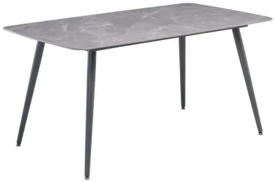Modesto 6-Seater Dining Table - Grey, Sintered Stone