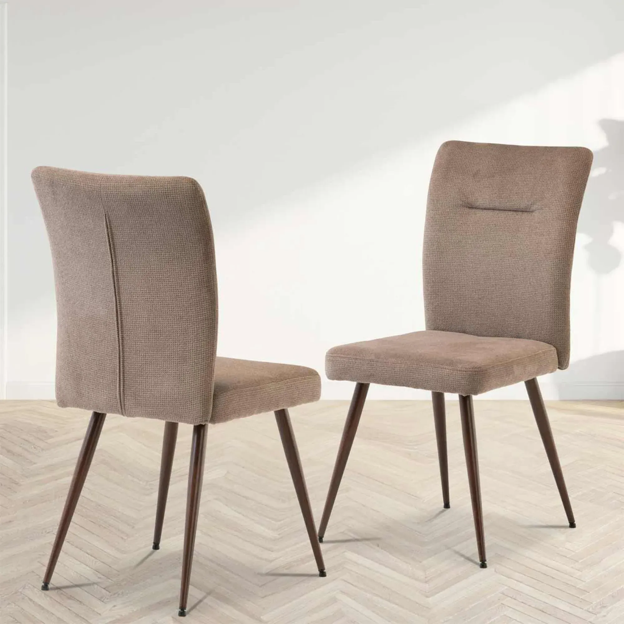 Murano Dining Chair - Mocha, Fabric
