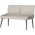 Nardo Dining Bench - Light Grey, Faux Leather
