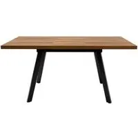 Panama 4-6 Seater Extendable Dining Table - Dark Oak