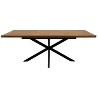 Panama 6-8 Seater Extendable Dining Table - Dark Oak
