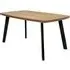 Panama 6 Seater Dining Table - Dark Oak