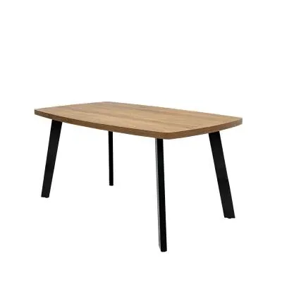 Panama 6 Seater Dining Table - Dark Oak