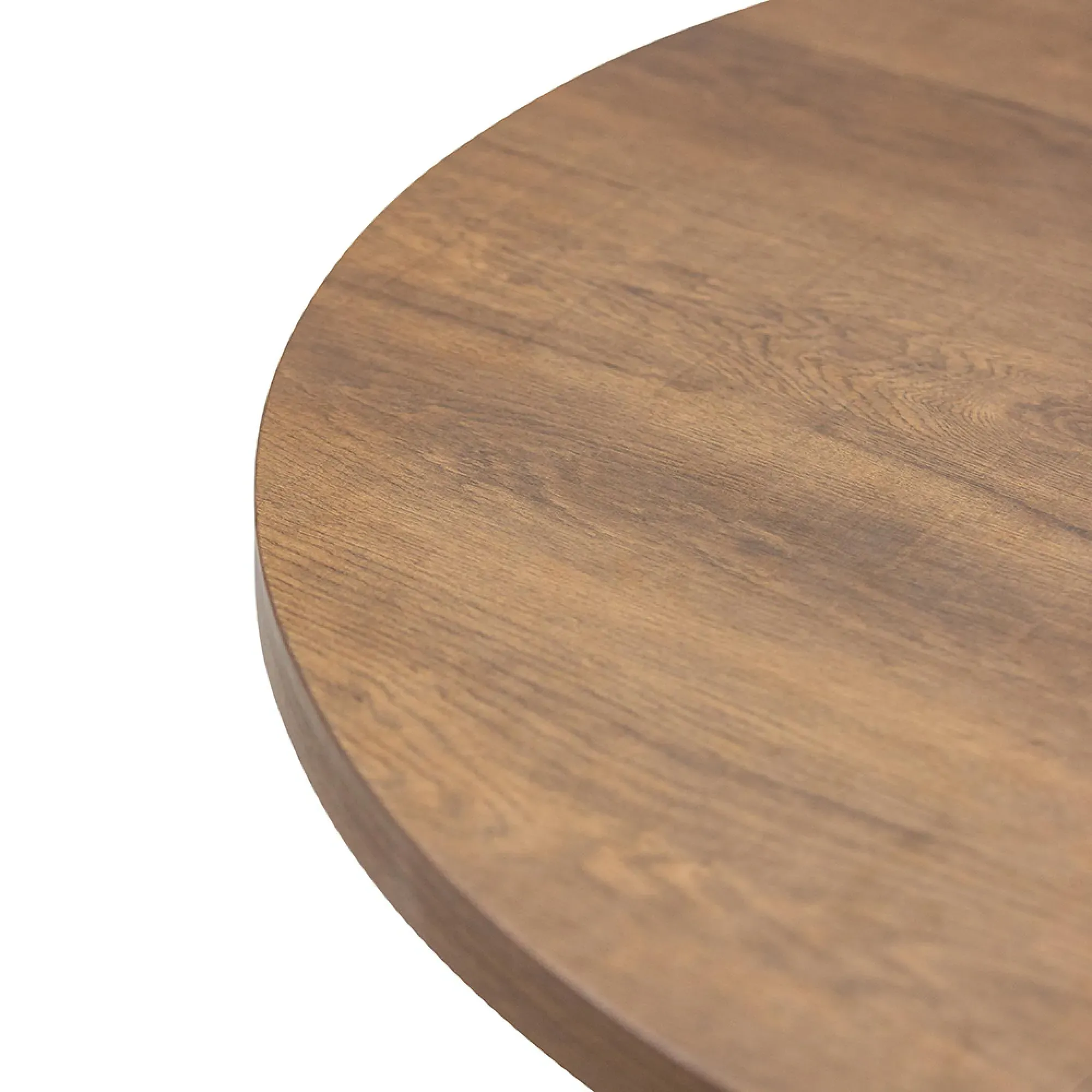 Panama Extendable Round Dining Table - Dark Oak