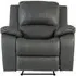 Pellini Electric Recliner Armchair - Grey, Leather