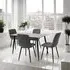 Riga 4-Seater Dining Table - Italy Grey, Sintered Stone