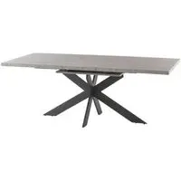 Rimini 6-8 Seater Extendable Dining Table - Light Rhine Grey