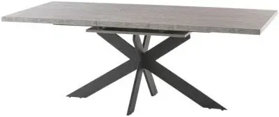 Rimini 6-8 Seater Extendable Dining Table - Light Rhine Grey