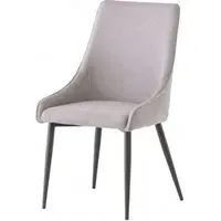 Rimini Dining Chair - Grey, Fabric