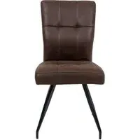 Sabena Dining Chair - Antique Ebony, Fabric