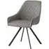 Seville Swivel Dining Chair Set - Light Grey