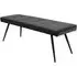 Sheldon Dining Bench - Charcoal, Faux Leather