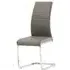 Soho Dining Chair Set of 2 - Grey, Faux Leather