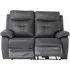 Sophia 2-Seater Electric Recliner Sofa - Charcoal, Leather