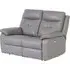 Sophia 2-Seater Electric Recliner Sofa - Grey, Leather