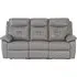 Sophia 3-Seater Electric Recliner Sofa - Grey, Leather