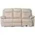 Sophia 3-Seater Electric Recliner Sofa - Light Stone, Leather