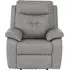 Sophia Electric Recliner Armchair - Grey, Leather