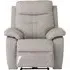 Sophia Electric Recliner Armchair - Light Grey, Leather