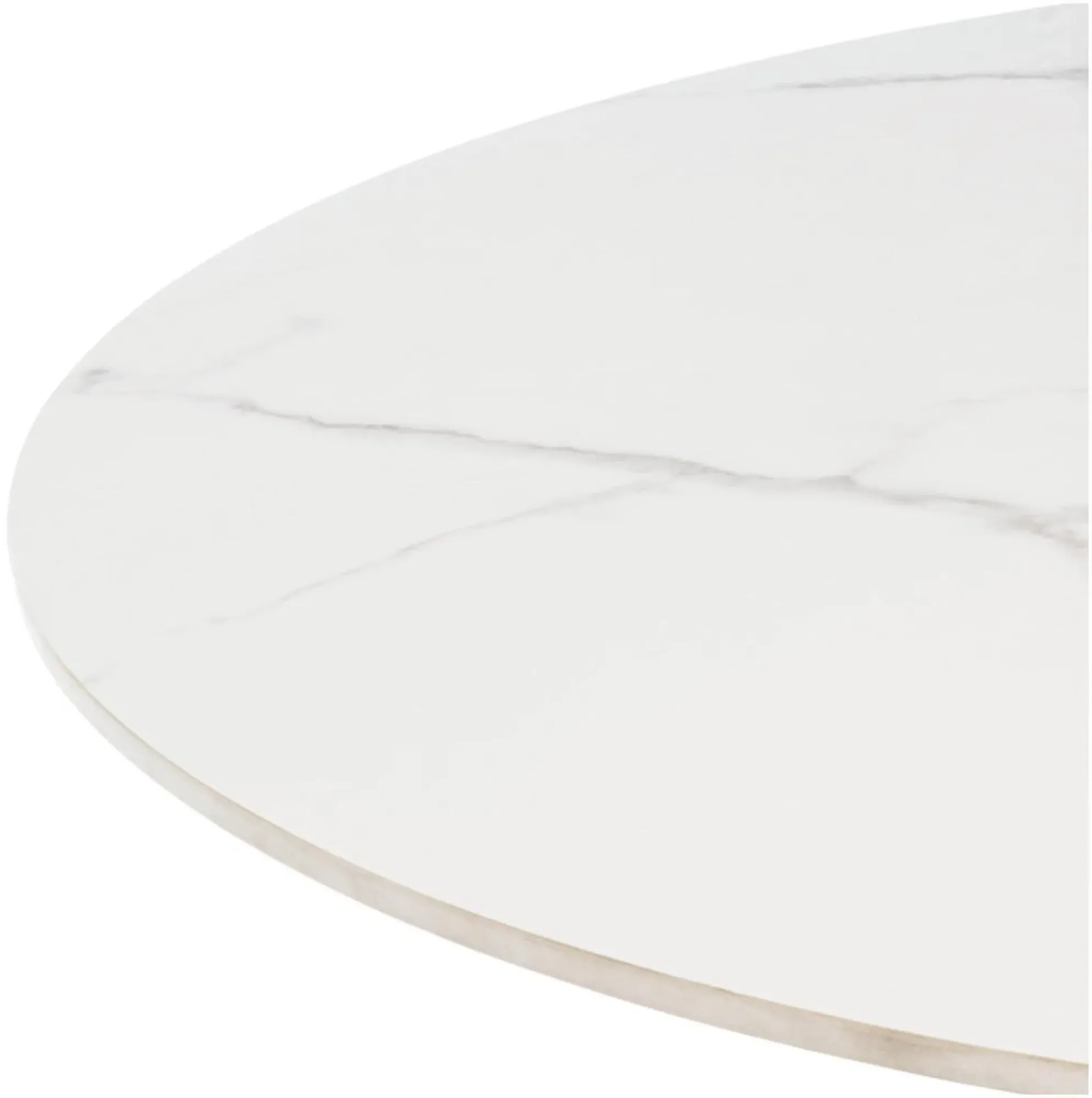 Talia 4-Seater Round Dining Table - Italy White, Sintered Stone